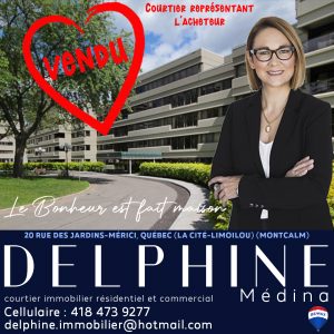 Condo Merici Delphine Médina, Courtier immobilier résidentiel et commercial