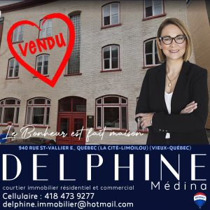 Condo rue St-Vallier Delphine Médina, Courtier immobilier résidentiel et commercial